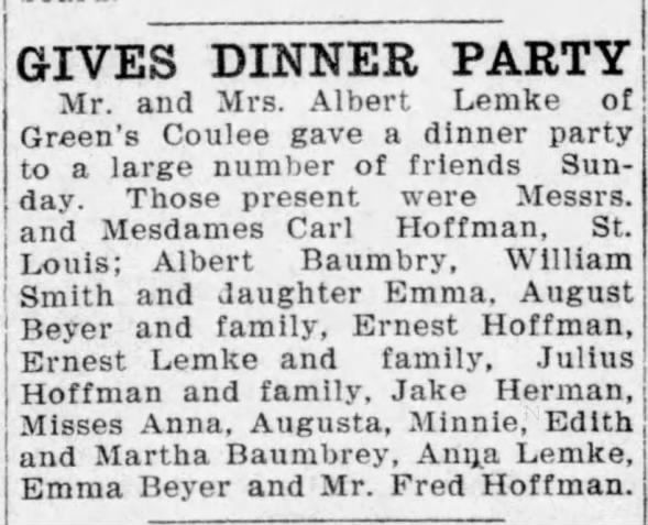 Clipping from The La Crosse Tribune